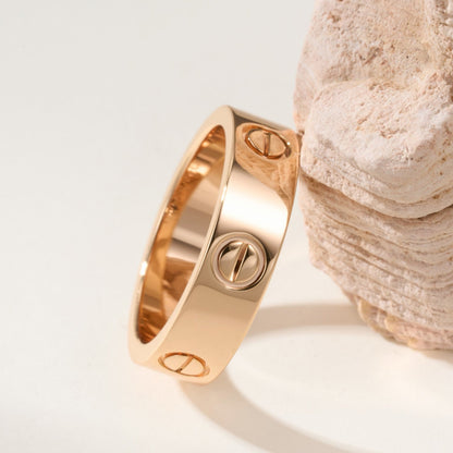 [⭐JeweliWhal]LOVE RING 5.5MM NO DIAMOND