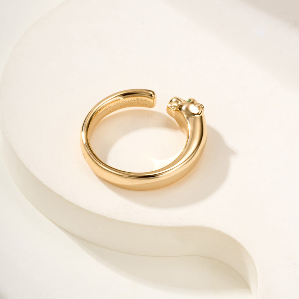 [⭐JeweliWhal]PANTHERE NO DIAMOND SMALL RING