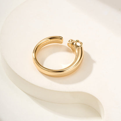 [⭐JeweliWhal]PANTHERE NO DIAMOND SMALL RING