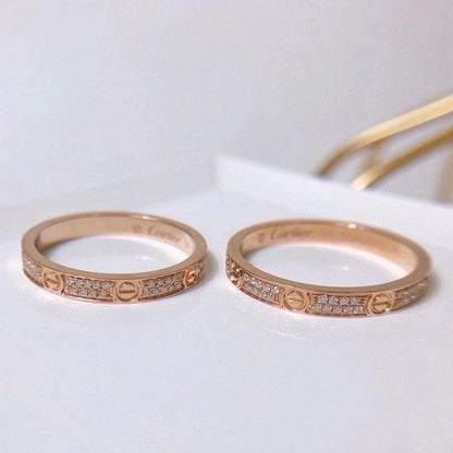 [⭐JeweliWhal]LOVE RING 2.65MM DIAMOND