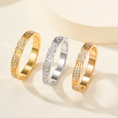 [⭐JeweliWhal]LOVE RING 2.65MM DIAMOND