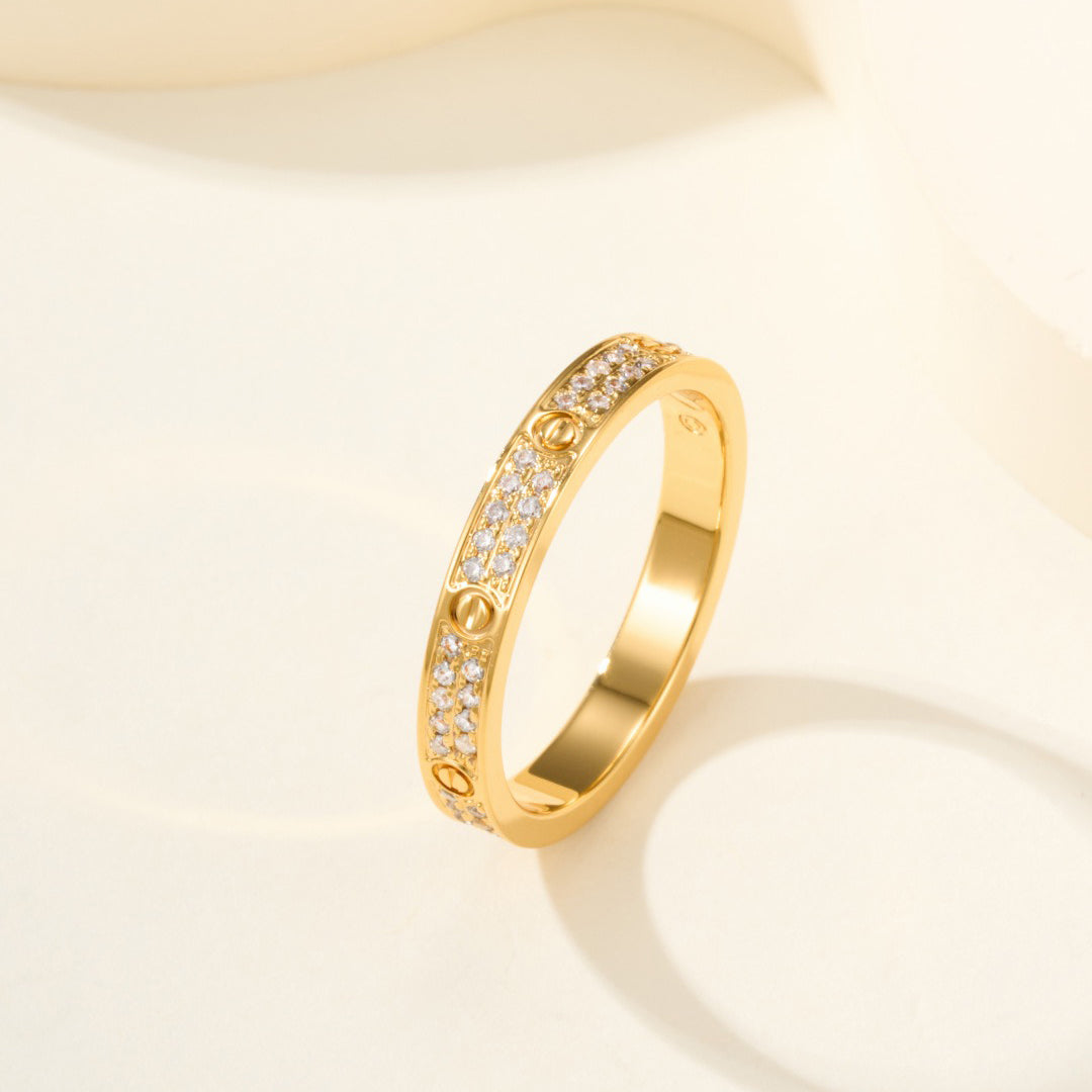 [⭐JeweliWhal]LOVE RING 2.65MM DIAMOND
