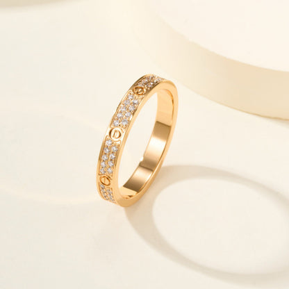 [⭐JeweliWhal]LOVE RING 2.65MM DIAMOND