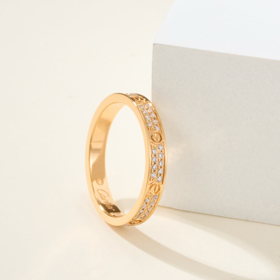 [⭐JeweliWhal]LOVE RING 2.65MM DIAMOND