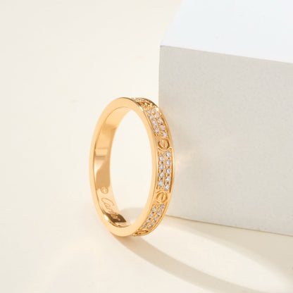 [⭐JeweliWhal]LOVE RING 2.65MM DIAMOND