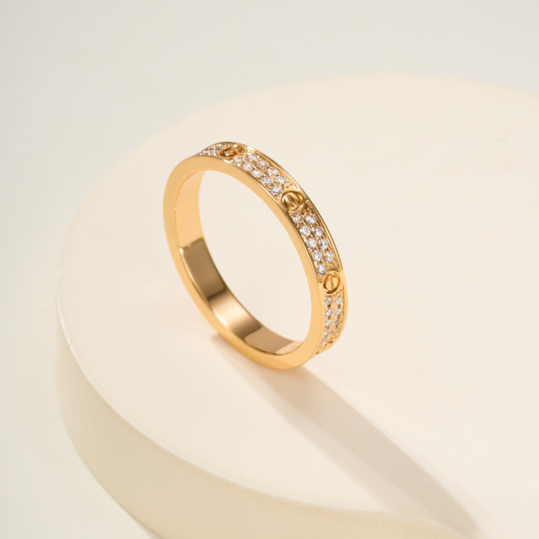[⭐JeweliWhal]LOVE RING 2.65MM DIAMOND
