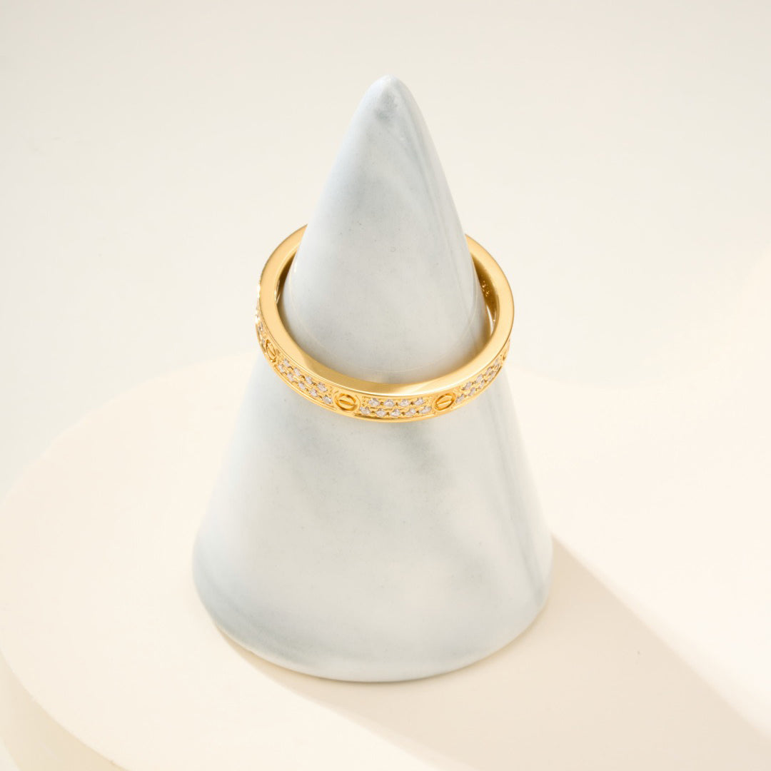 [⭐JeweliWhal]LOVE RING 2.65MM DIAMOND