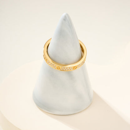 [⭐JeweliWhal]LOVE RING 2.65MM DIAMOND
