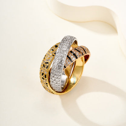 [⭐JeweliWhal]TRINITY  RING LEOPARD PRINT