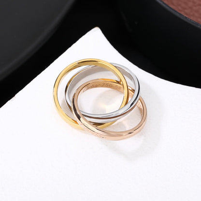 [⭐JeweliWhal]TRINITY 3.2MM RING COLLECTION