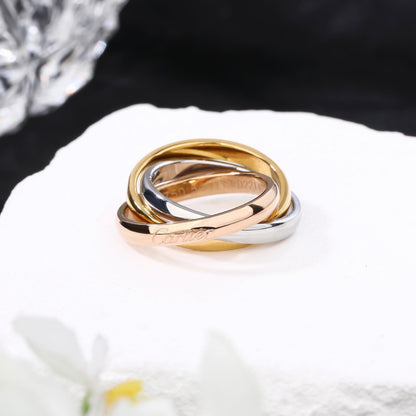 [⭐JeweliWhal]TRINITY 3.2MM RING COLLECTION