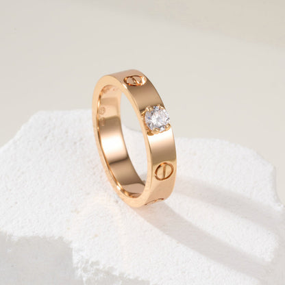 [⭐JeweliWhal]LOVE RING 3.6MM 1 BIG DIAMOND