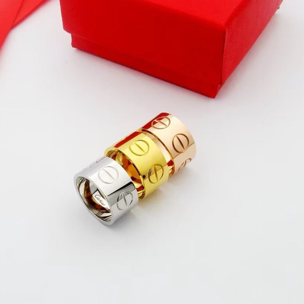 [⭐JeweliWhal]LOVE 11MM LARGE RING
