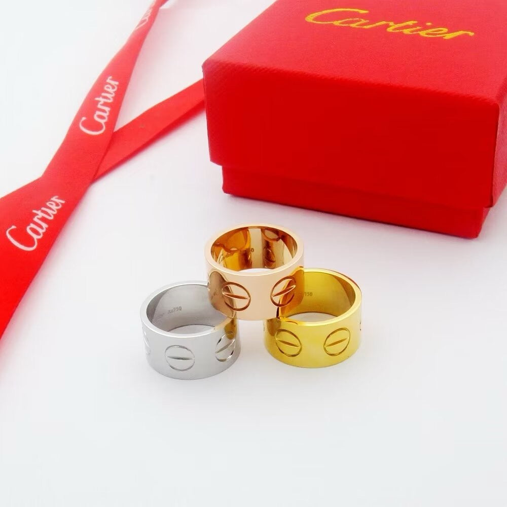 [⭐JeweliWhal]LOVE 11MM LARGE RING