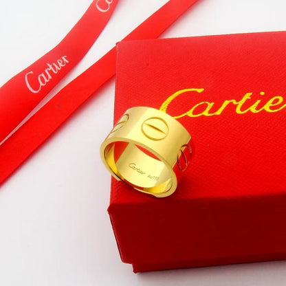 [⭐JeweliWhal]LOVE 11MM LARGE RING
