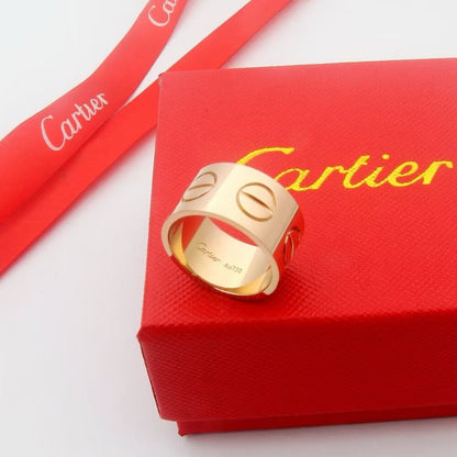 [⭐JeweliWhal]LOVE 11MM LARGE RING