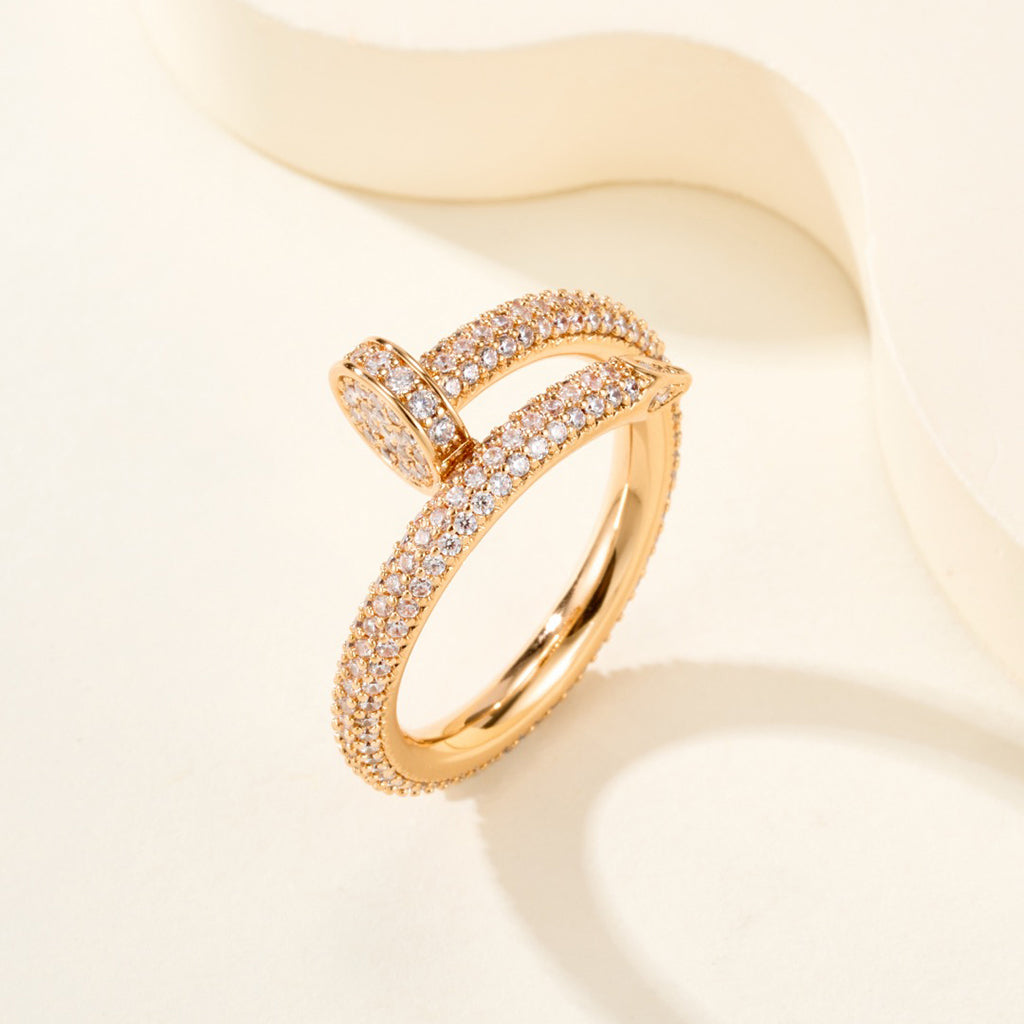 [⭐JeweliWhal]JUSTE RING 2.6MM FULL DIAMOND