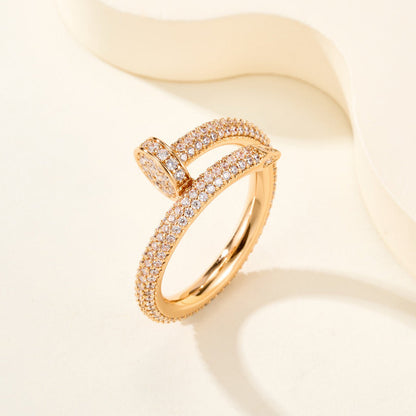 [⭐JeweliWhal]JUSTE RING 2.6MM FULL DIAMOND