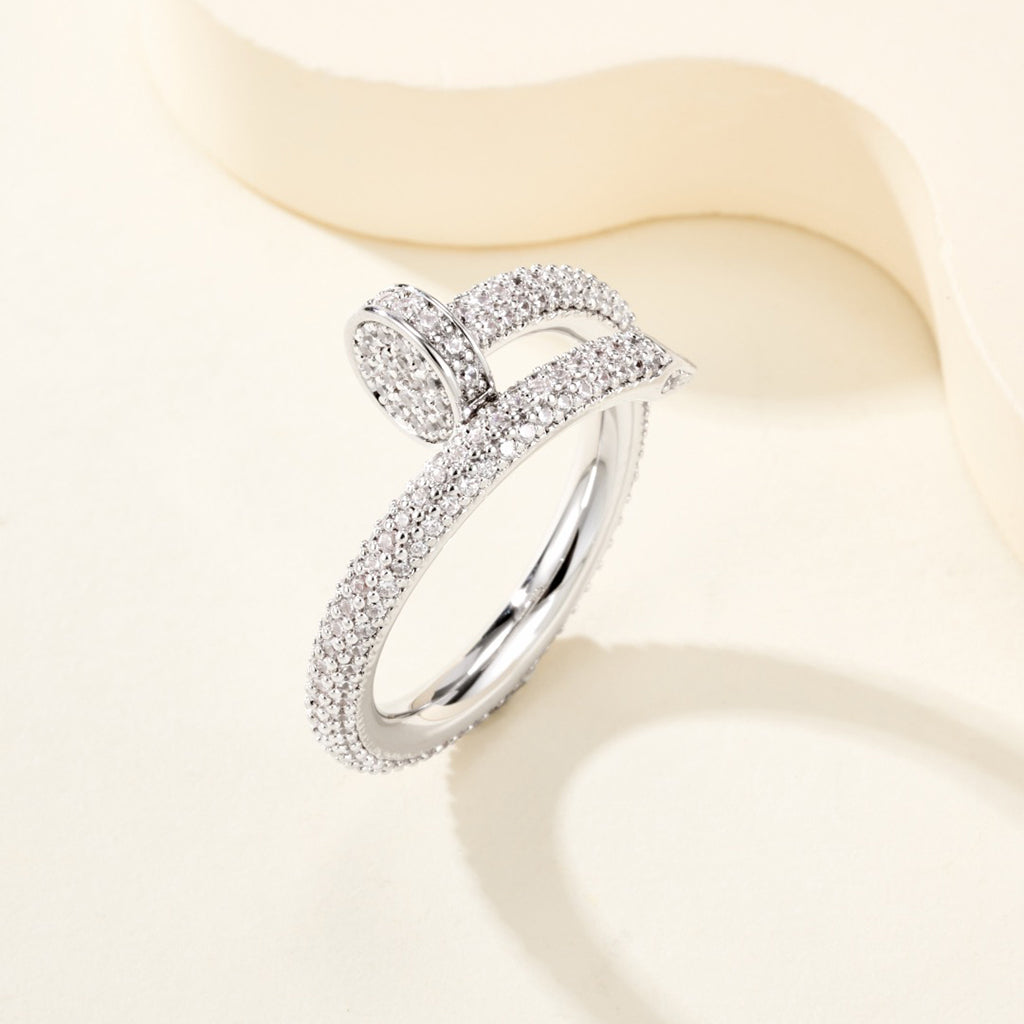 [⭐JeweliWhal]JUSTE RING 2.6MM FULL DIAMOND