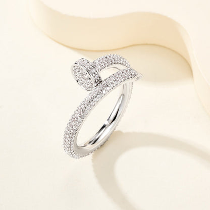 [⭐JeweliWhal]JUSTE RING 2.6MM FULL DIAMOND