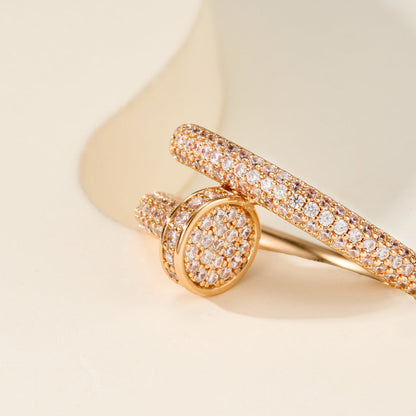 [⭐JeweliWhal]JUSTE RING 2.6MM FULL DIAMOND