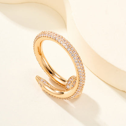 [⭐JeweliWhal]JUSTE RING 2.6MM FULL DIAMOND