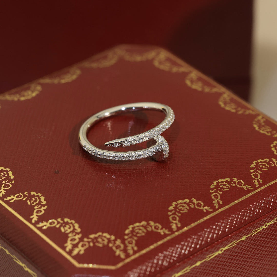 [⭐JeweliWhal]JUSTE 1.8MM FULL DIAMOND RING