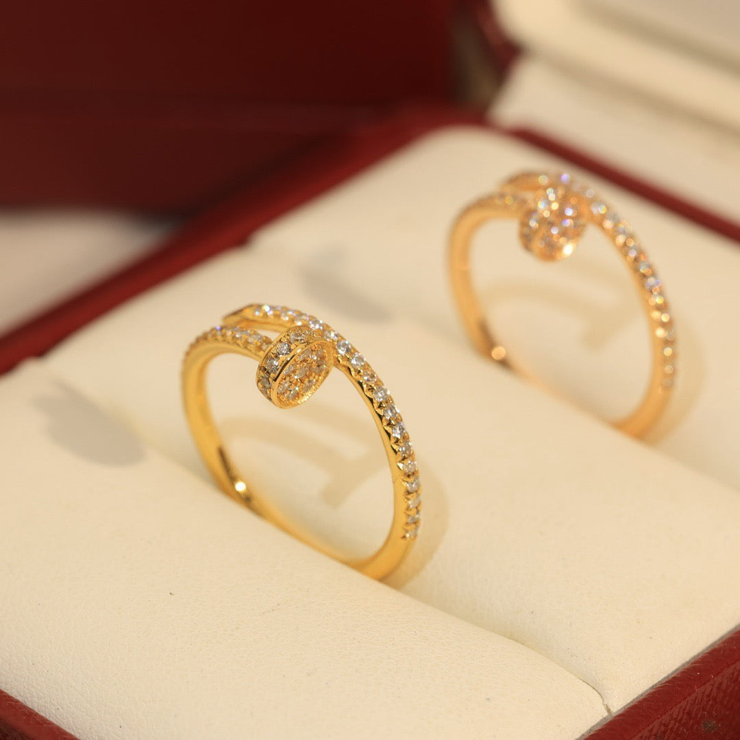 [⭐JeweliWhal]JUSTE 1.8MM FULL DIAMOND RING