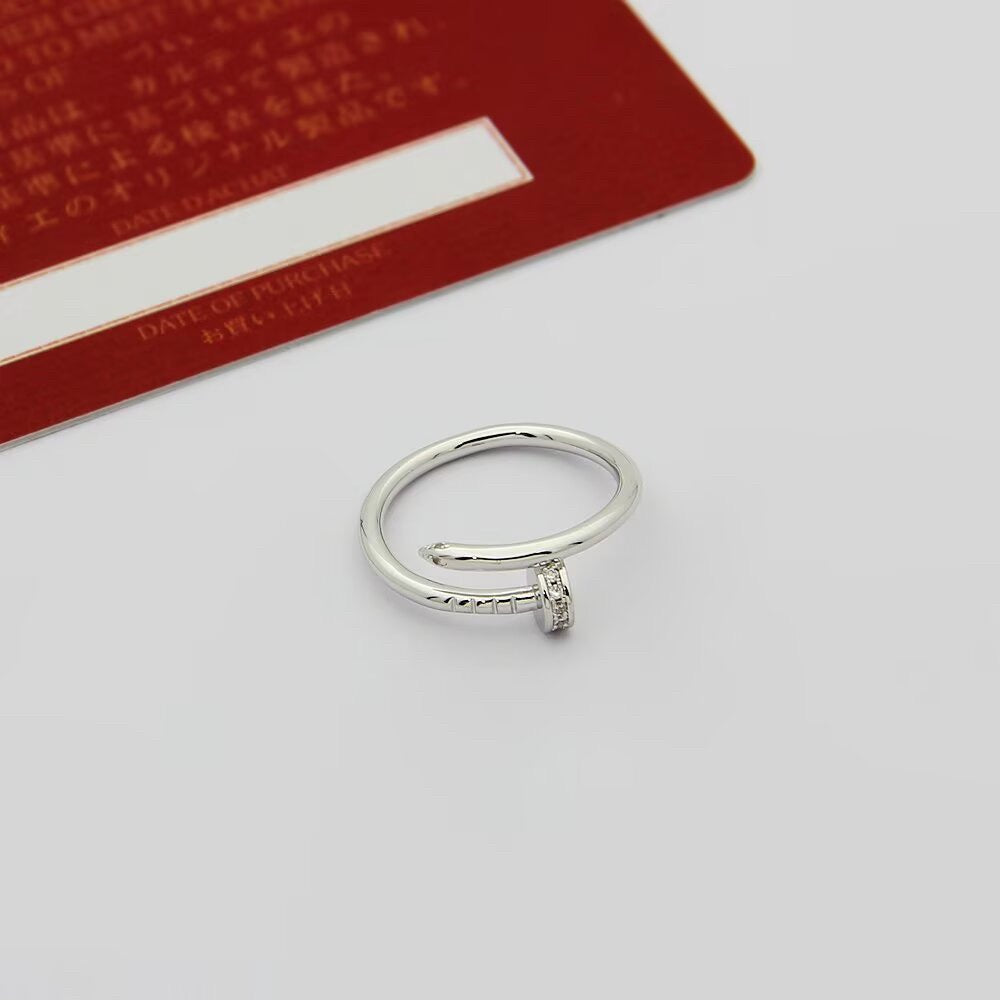[⭐JeweliWhal]JUSTE 1.8MM HALF DIAMOND RING