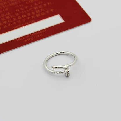 [⭐JeweliWhal]JUSTE 1.8MM HALF DIAMOND RING
