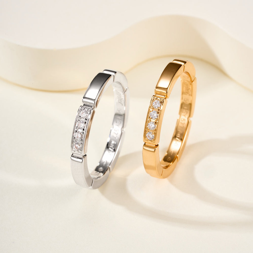 [⭐JeweliWhal]MAILLON PANTHERE 4 DIAMOND RING