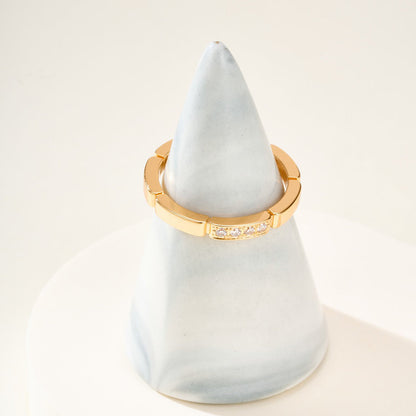 [⭐JeweliWhal]MAILLON PANTHERE 4 DIAMOND RING