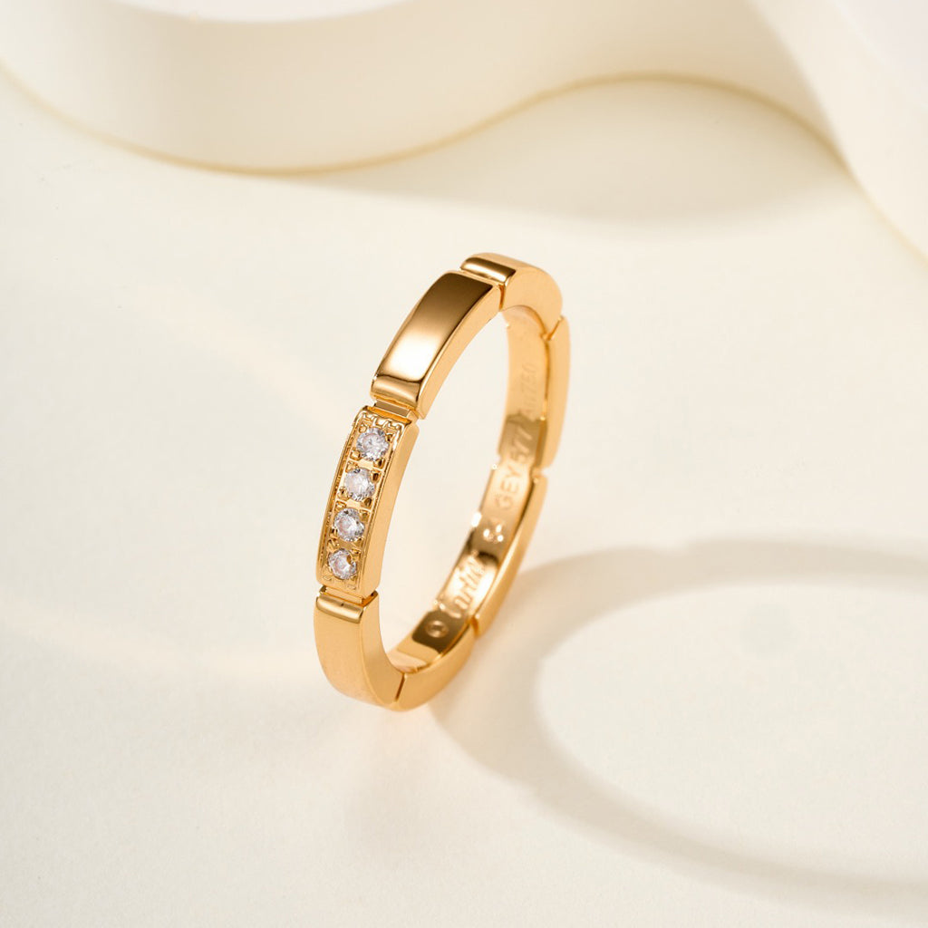 [⭐JeweliWhal]MAILLON PANTHERE 4 DIAMOND RING