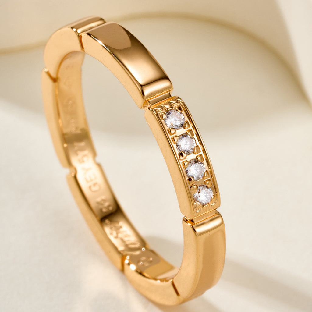 [⭐JeweliWhal]MAILLON PANTHERE 4 DIAMOND RING