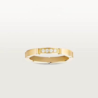 [⭐JeweliWhal]MAILLON PANTHERE 4 DIAMOND RING