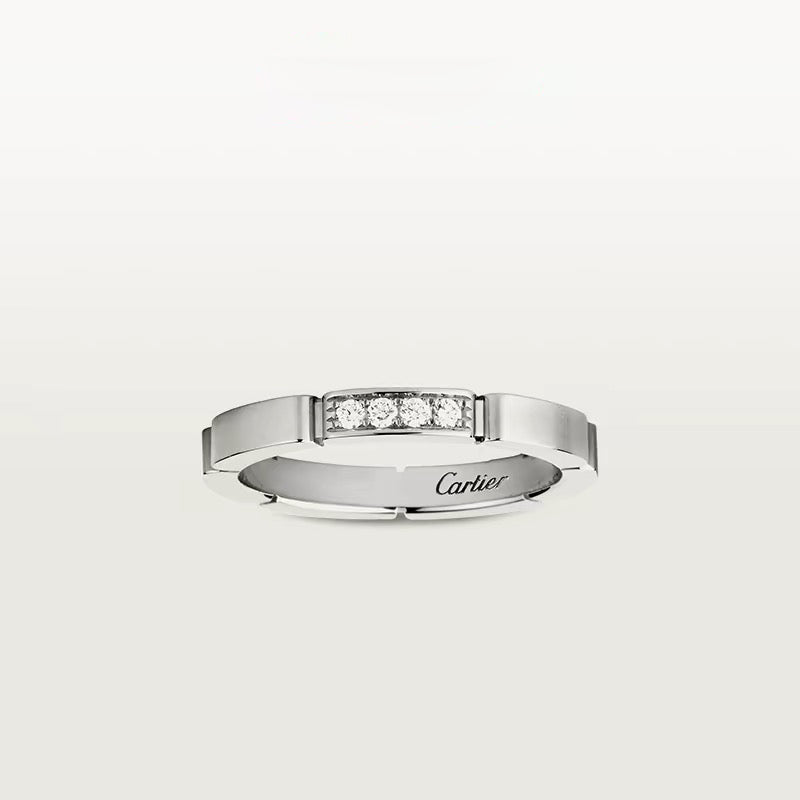 [⭐JeweliWhal]MAILLON PANTHERE 4 DIAMOND RING