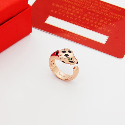 [⭐JeweliWhal]PANTHERE SPOTTED MEDIUM RING