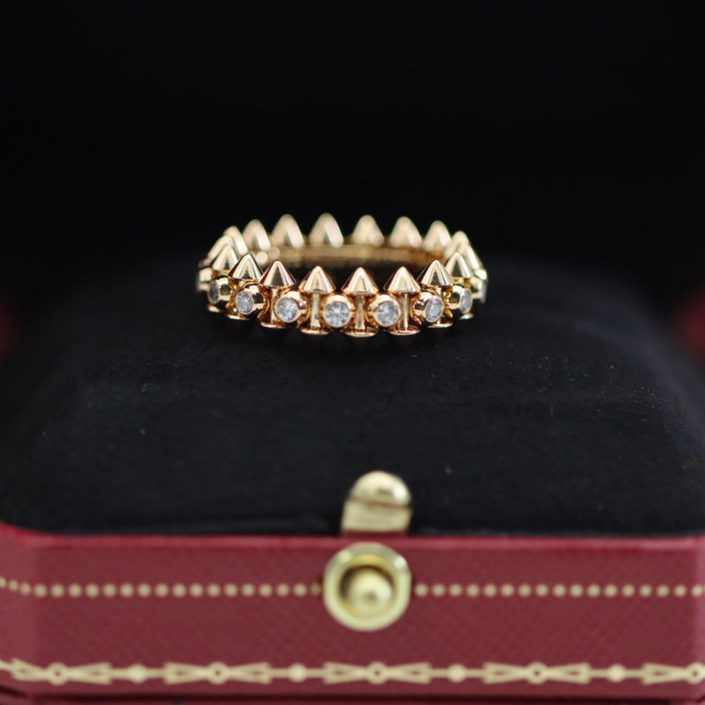 [⭐JeweliWhal]CLASH 6.8MM DIAMOND MEDIUM RING