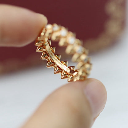 [⭐JeweliWhal]CLASH 6.8MM DIAMOND MEDIUM RING