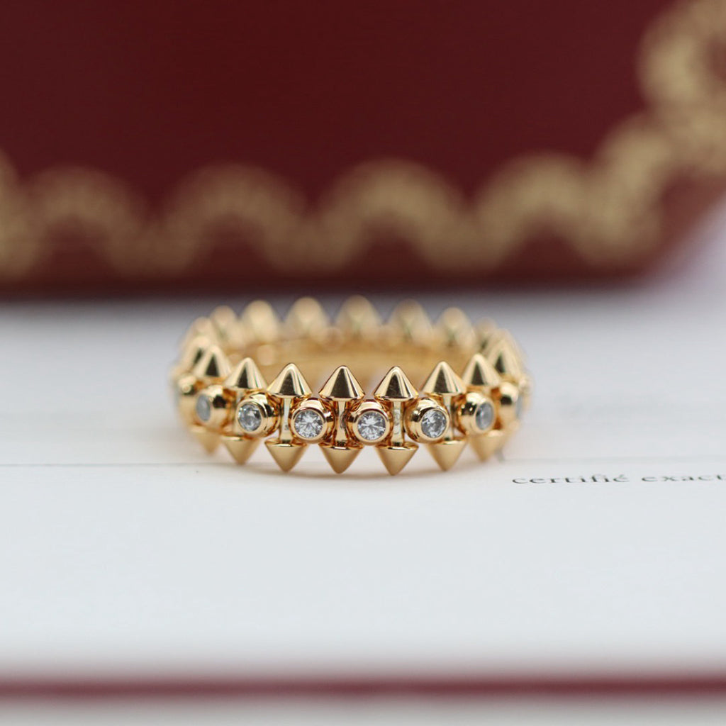 [⭐JeweliWhal]CLASH 6.8MM DIAMOND MEDIUM RING