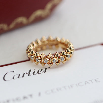 [⭐JeweliWhal]CLASH 6.8MM DIAMOND MEDIUM RING