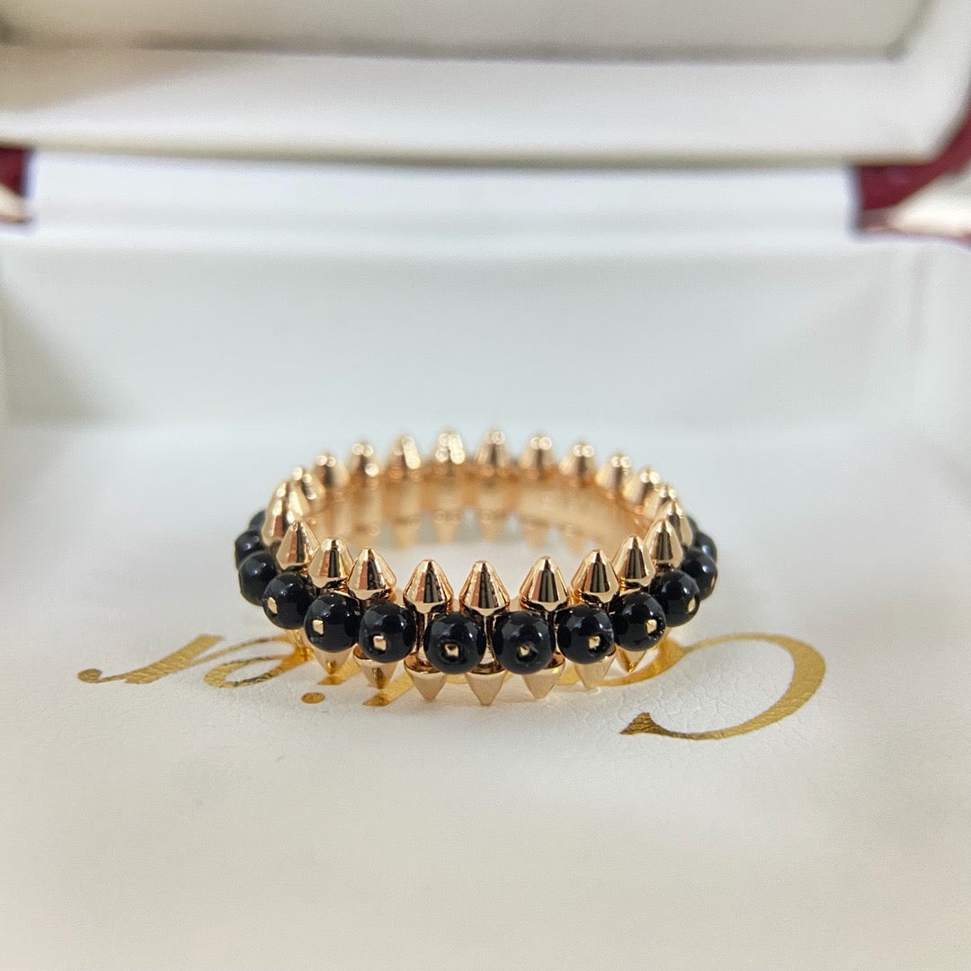 [⭐JeweliWhal]CLASH 7.9MM AGATE CHALCEDONY RING