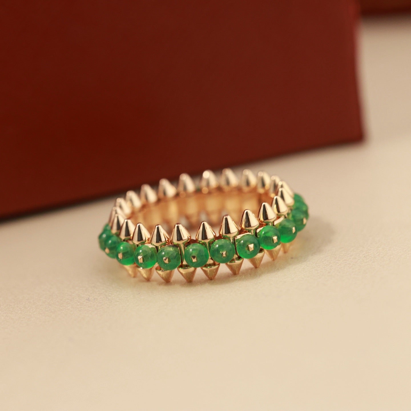 [⭐JeweliWhal]CLASH 7.9MM AGATE CHALCEDONY RING