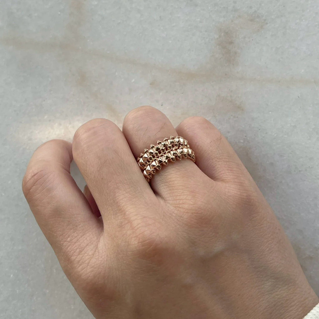 [⭐JeweliWhal]CLASH 9.2MM DOUBLE ROW RING