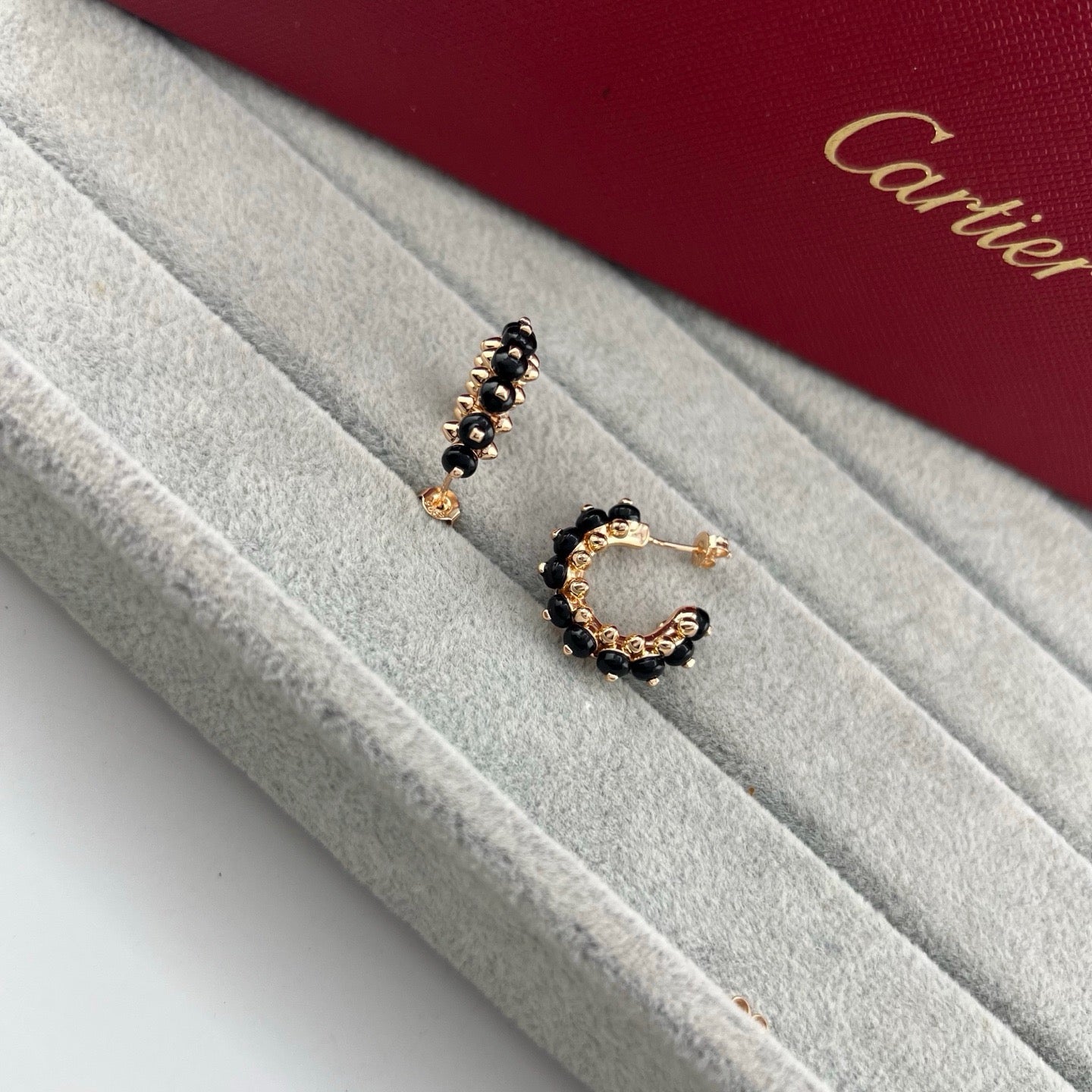 [⭐JeweliWhal]CLASH 7.9MM AGATE CHALCEDONY EARRINGS