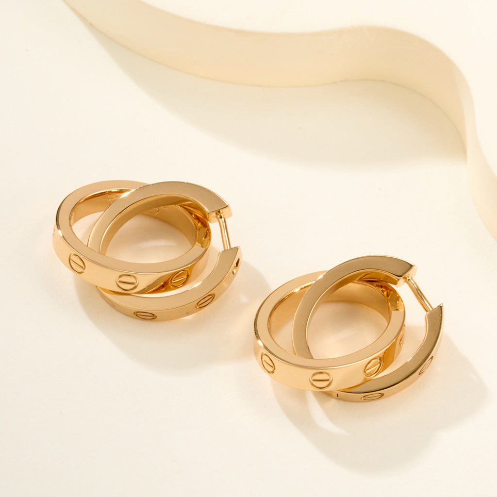 [⭐JeweliWhal]LOVE 3.3MM DANGLE EARRINGS