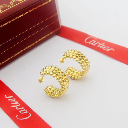 [⭐JeweliWhal]CLASH 9.2MM DOUBLE ROW EARRINGS