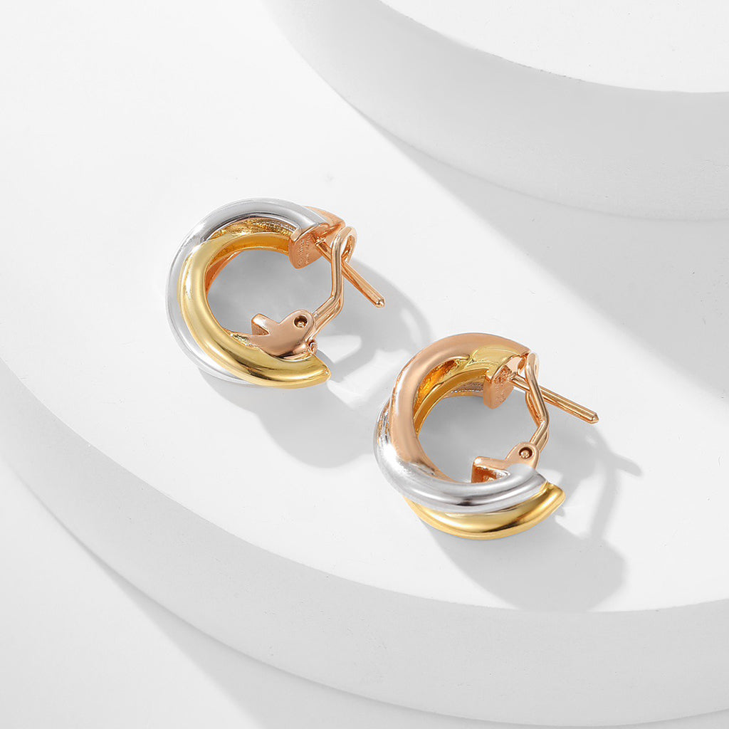 [⭐JeweliWhal]TRINITY ON DIAMOND CLASSIC EARRINGS