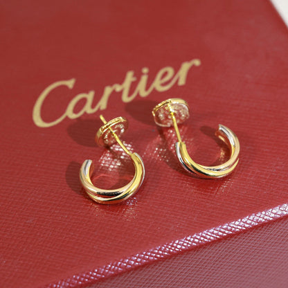 [⭐JeweliWhal]TRINITY ON DIAMOND MINI EARRINGS