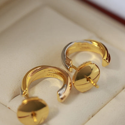 [⭐JeweliWhal]TRINITY ON DIAMOND MINI EARRINGS